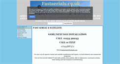 Desktop Screenshot of fastaerials.co.uk